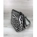 Стильная женская сумка WeLassie Rika с принтом черно-белый леопард (wel-T6203)